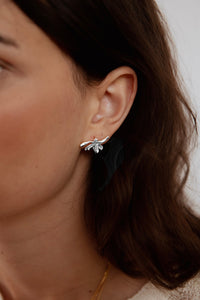 Oorbellen Coeur Rebelle - zilver